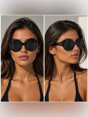Ray-Ban RB4191 57mm Adult Oversized Round Sunglasses Green Classic G-15 Lens